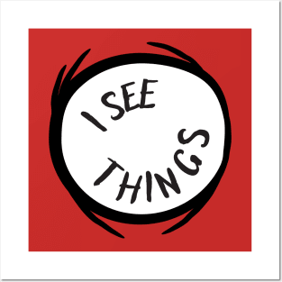 I See Things Red Emblem Gift Posters and Art